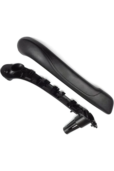 KR-608 / RENAULT KANGOO3  KAPI İÇ KOLÇAK TAKIM SOL (SİYAH) ürün görseli 1