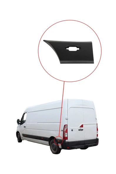 KR-405 / RENAULT MASTER - 3 ARKA PANO ÇITASI SOL ( BÜYÜK ) - Resim 2