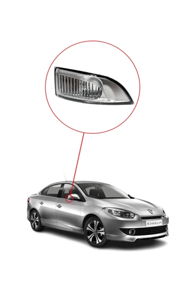 KR-410 / RENAULT FLUENCE AYNA SİNYAL LAMBASI SAĞ - Resim 3