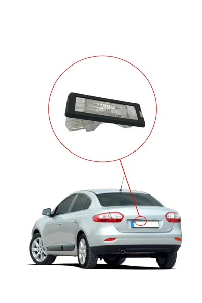 KR-560 / RENAULT FLUENCE  PLAKA AYDINLATMA LAMBASI - Resim 3