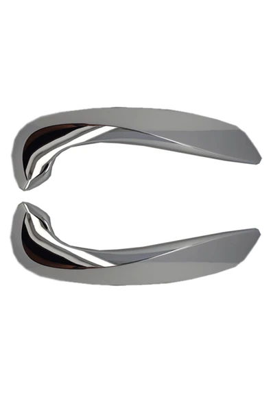 KR-589 / RENAULT FLUENCE KAPI İÇ KOLÇAK KAPAK TAKIM R-L KROM ürün görseli 1