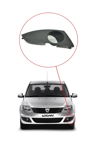 KD-1455 / DACIA LOGAN SİS FAR KAPAĞI SİSLİ SOL (2008 MODEL) - Resim 3