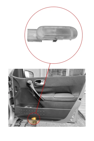 KR-605 / RENAULT FLUENCE  KAPI İÇ AYDINLATMA LAMBASI - Resim 5