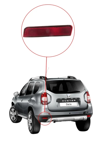 KD-1445 / DACIA DUSTER ARKA TAMPON REFLEKTÖRÜ SOL - 3