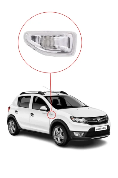KD-1410 / DACIA DOKKER - STEPWAY ÇAMURLUK SİNYAL LAMBASI SAĞ - Resim 2