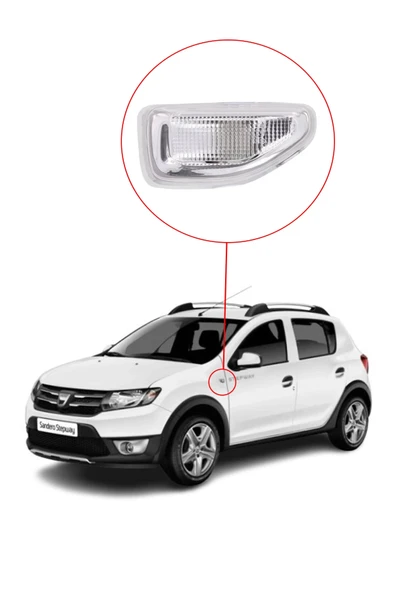 KD-1409 / DACIA DOKKER - STEPWAY ÇAMURLUK SİNYAL LAMBASI SOL - Resim 2