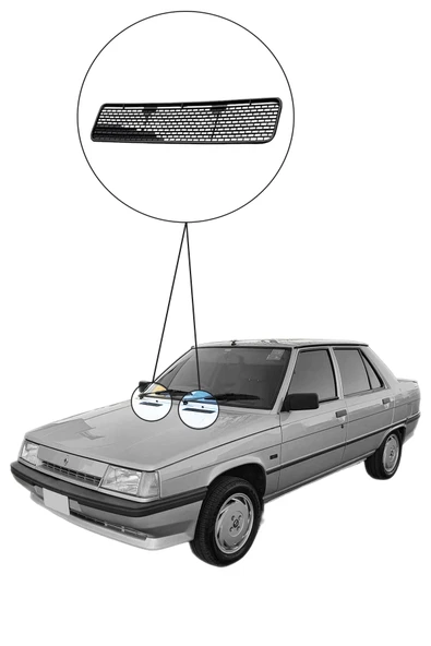 KR-309 / RENAULT R. 9 KAPUT HAVALANDIRMA IZGARASI SAĞ - Resim 3