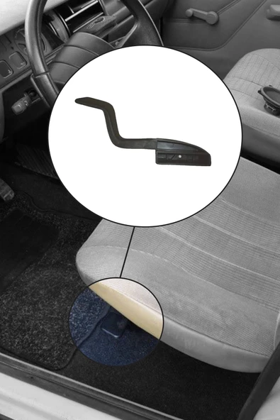 Renault 9 Broadway, 11 Flash Koltuk Hareket Kolu - SOL-7700696516 - Resim 2