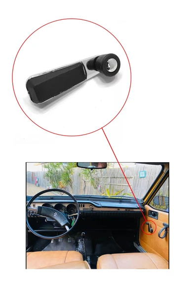 KR-210 / RENAULT R. 12  CAM AÇMA KOLU ( ZAMAK  NEW MODEL ) - 3