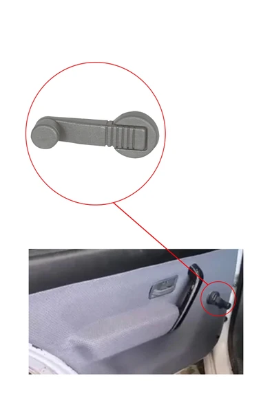 KR-333 / RENAULT R. 19 CAM AÇMA KOLU ( GRİ ) - Resim 3