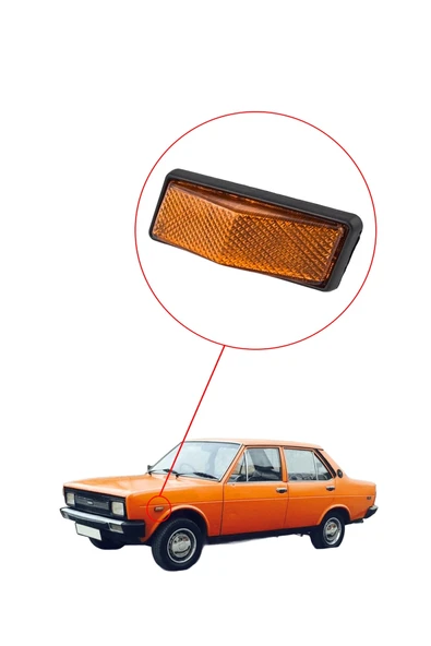 KF-807 / FİAT 131 ÇAMURLUK SİNYAL LAMBASI SOL ( ESKİ MODEL ) - Resim 3