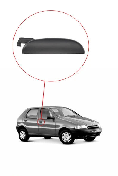 KF-848 / FİAT ALBEA - SİENA - PALİO  KAPI DIŞ AÇMA KOLU SAĞ ( YENİ MODEL ) - Resim 3