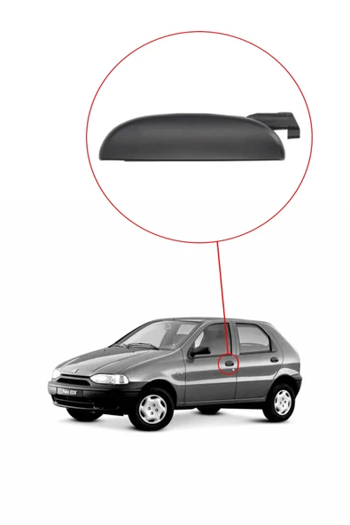 KF-851 / FİAT ALBEA - SİENA - PALİO  KAPI DIŞ AÇMA KOLU SOL ( ESKİ MODEL ) - Resim 3