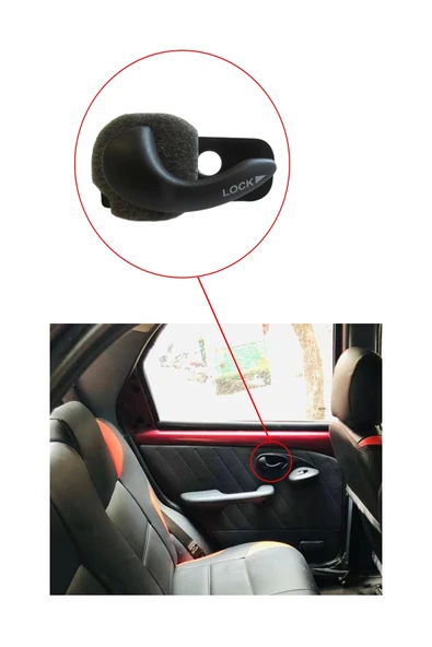 KF-855 / FİAT ALBEA - SİENA - PALİO KAPI İÇ AÇMA KOLU SOL ( ARKA ) - 3