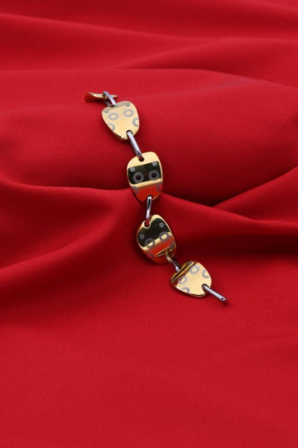 ÖZEL SERİ DESENLİ GOLD/GÜMÜŞ KAPLAMA TASARIM BİLEKLİK-OZELSERIBILEKLIK4 - 7