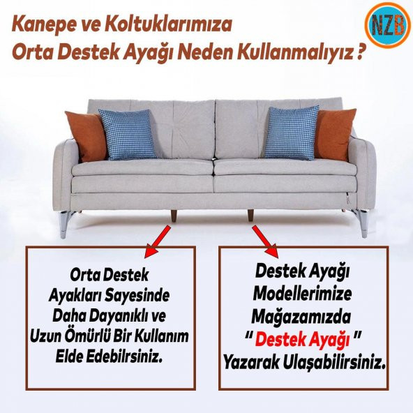 Mobilya Kanepe Sehpa TV Ünitesi Koltuk Ayağı 18 cm Krom Baza Ayak - Resim 4