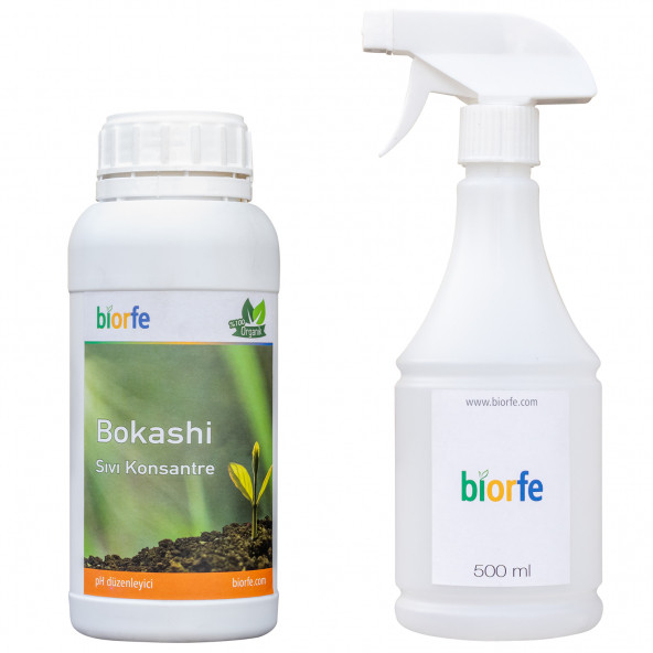 Biorfe 500 ml Bokashi Konsantre pH Düzenleyici Sıvılı 18 L Kompost Kovası İkili Set - Antrasit - 3