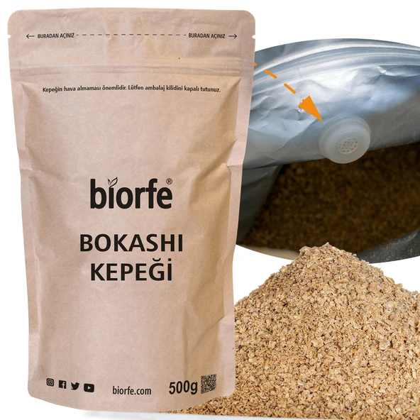 Biorfe 500 g Bokashi Kepekli 18 L Kompost Kovası İkili Set - 4