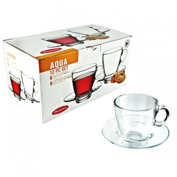 Paşabahçe 95040 Aqua Çay Fincan Takımı 12 Kişilik - 2