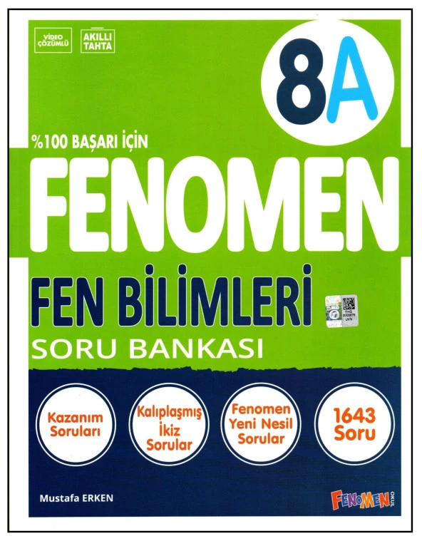 Fenomen 8. Sınıf LGS Fen Bilimleri Soru Bankası (A)