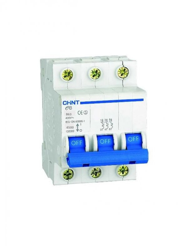 CHİNT B63 SERİSİ 3*63 A OTOMATİK SİGORTA