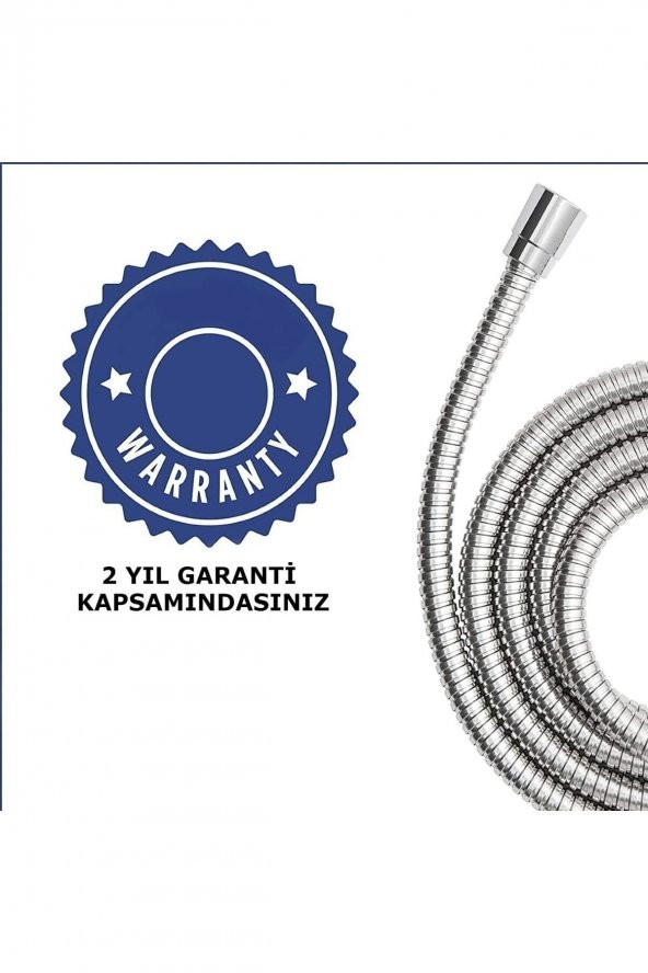 170cm Ekstra Uzun Duş Hortumu Spirali 360d dönen Her Duş Başlığı, Duş Seti Takımı Ile Uyumludur - 5