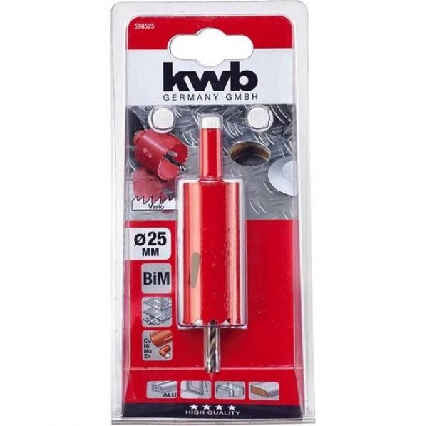 KWB Bi-Metal Panç 25 mm Yuvarlak Soket 49598525