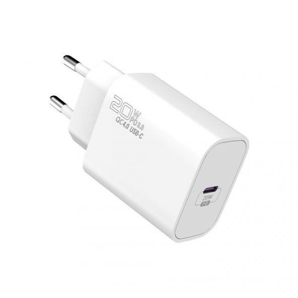 S-link SL-EC62PD 20W PD3.0/Quick Charge QC4.0 PD lightning Kablolu Hızlı Ev Şarj Adaptörü - 3