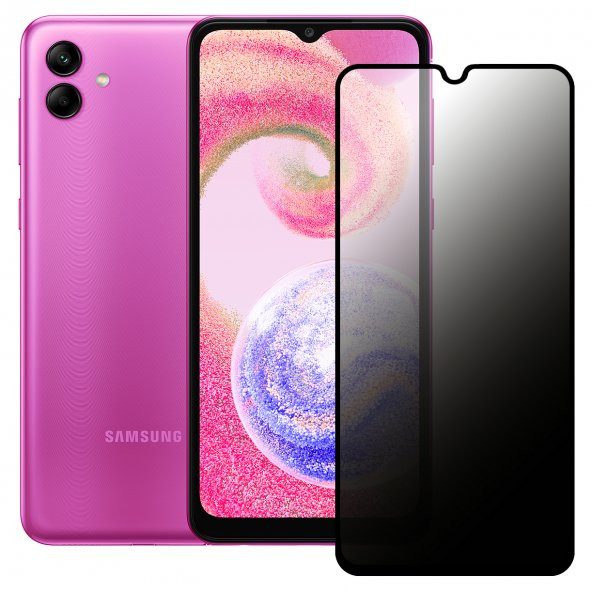 Samsung Galaxy A04 Hayalet Privacy Gizli Cam Ekran Koruyucu