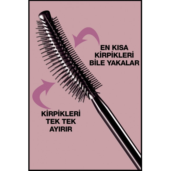 Maybelline New York Lash Sensational Yelpaze Etkili Siyah Maskara 3600531143459 - 3