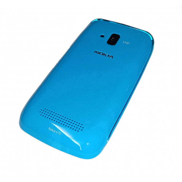 Nokia 610 Full Kasa Kapak Tuş Takımı N610 Uyumlu Mavi Renk Orta Kasa Ön Kapak Arka Kapak - 3