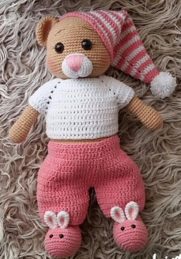 Amigurumi Uykucu Bal Yanak
