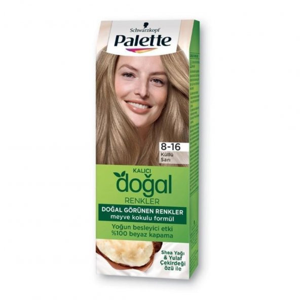 Palette Saç Boyası  8-16 Küllü Sarı Kalıcı Doğal Renkler ürün görseli 1