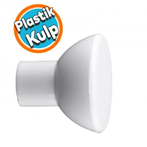 Plastik Düğme Mobilya Çekmece Dolap Kapak Kulpu Kulbu Beyaz Kulp ürün görseli