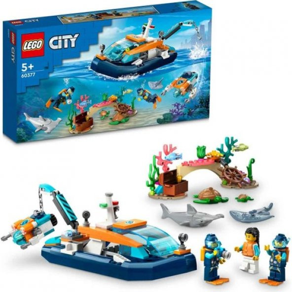 LEGO City 60377 Kâşif Dalış Kapsülü (182 Parça)