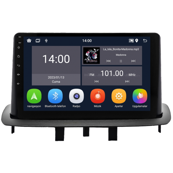 Renault Megane 3 Android Multimedya Sistemi (2010-2015) CRV-4445XD MEGANE