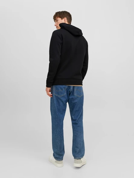 JACK JONES Önden Cepli Kapüşonlu Erkek Sweatshirt 12233599 - Resim 2