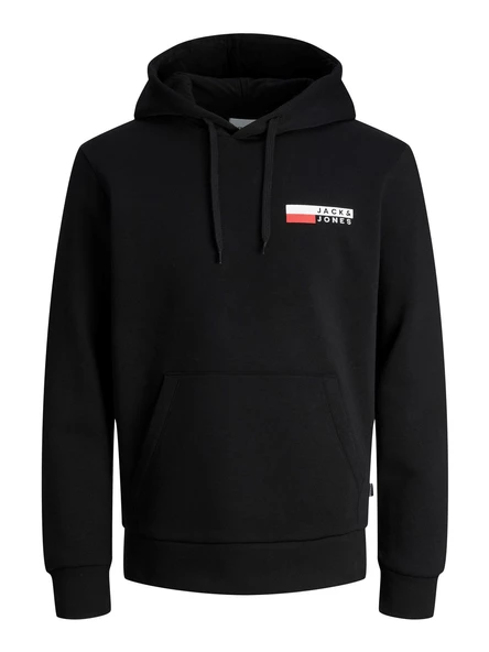 JACK JONES Önden Cepli Kapüşonlu Erkek Sweatshirt 12233599 - Resim 7