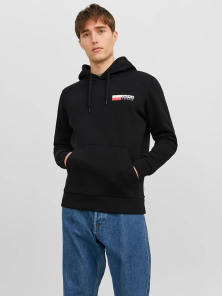 JACK JONES Önden Cepli Kapüşonlu Erkek Sweatshirt 12233599