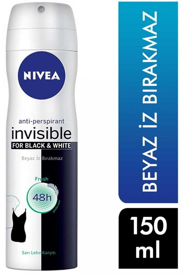 NIVEA DEO BAYAN 150ML-İNVİSİBLE FRESH