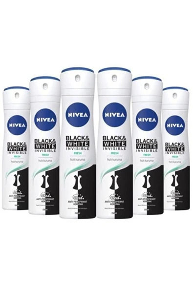 Nıvea Deo Women 150ml-invisible fresh X 6Adet