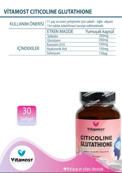 Cıtıcolıne&glutathıone 30 Soft Jel - 5