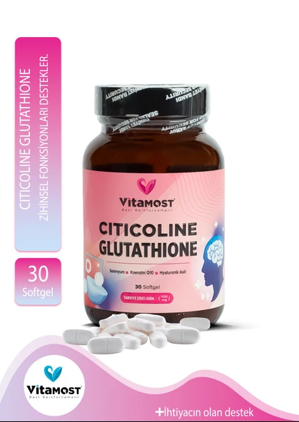 Cıtıcolıne&glutathıone 30 Soft Jel