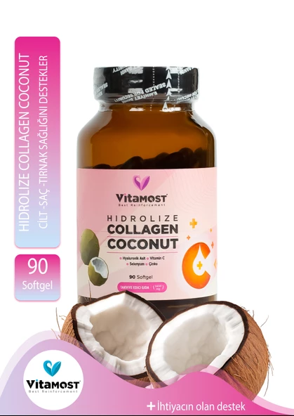 Coconut & Collagen 90 Soft Jel Kapsül