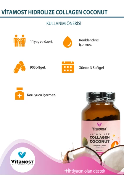 Coconut & Collagen 90 Soft Jel Kapsül - 4