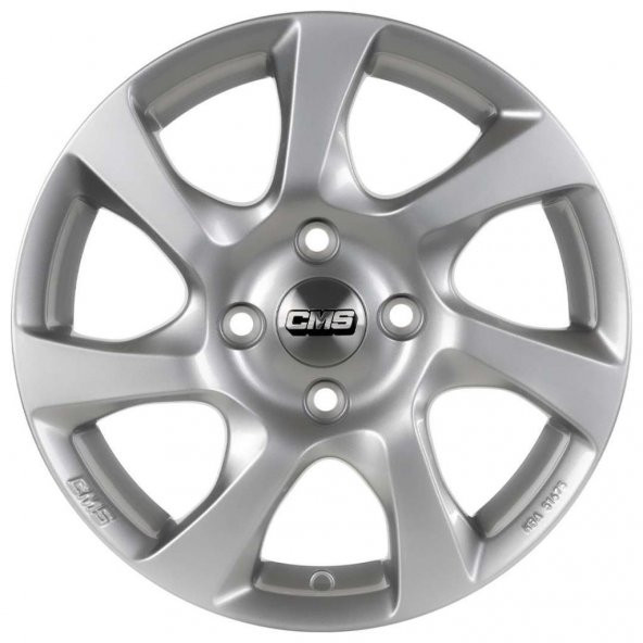 CMS-1059-09 6.0x15" -4x100 ET48 67.2 Silver Jant (4 Adet) - 2
