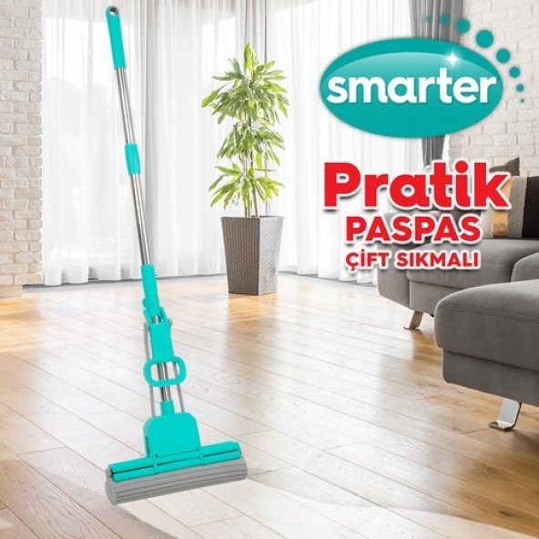 SMARTER PRATİK PASPAS ÇİFT SIKMALI + PRATİK KOVA - 3