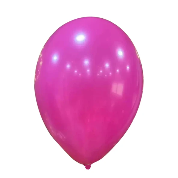 12" İç Mekan Dekorasyon Balonu Koyu Pembe - 100 Adet