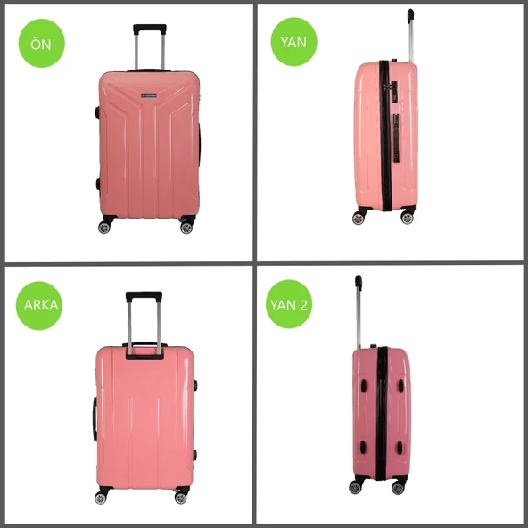 Vegmann Vela Pembe Orta Boy Valiz - 2