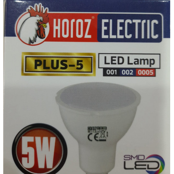 Horoz 5 w spot led lamba 6 Adet